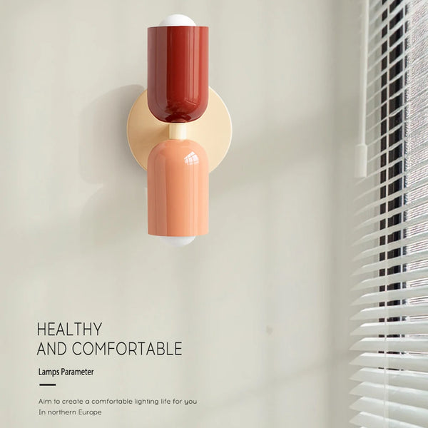 Modern LED Macaroon Wall Lamp