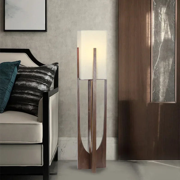 Nordic wooden floor lamps
