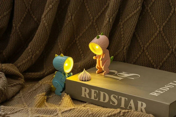 Mini Foldable Magnetic Dinosaur Night Light Battery Operated LED Lamp