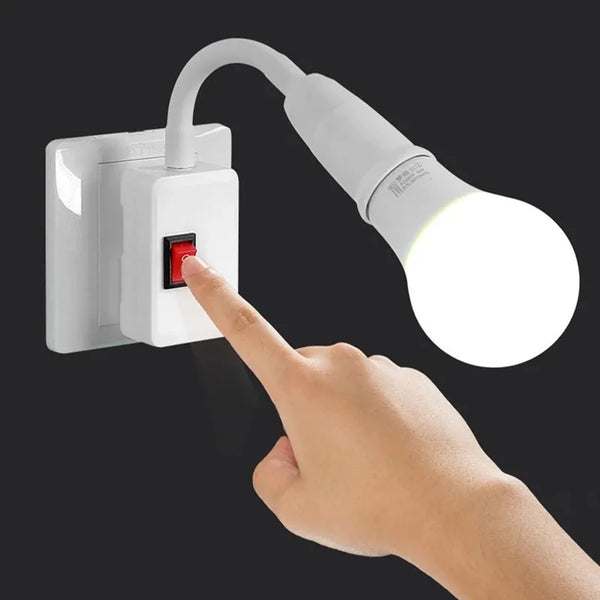 Plug directly into the rotating socket with socket