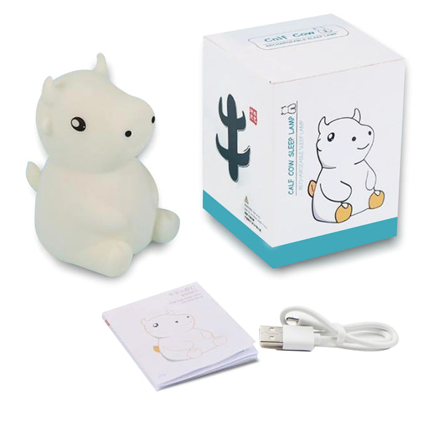 Cute silicone cow lamp