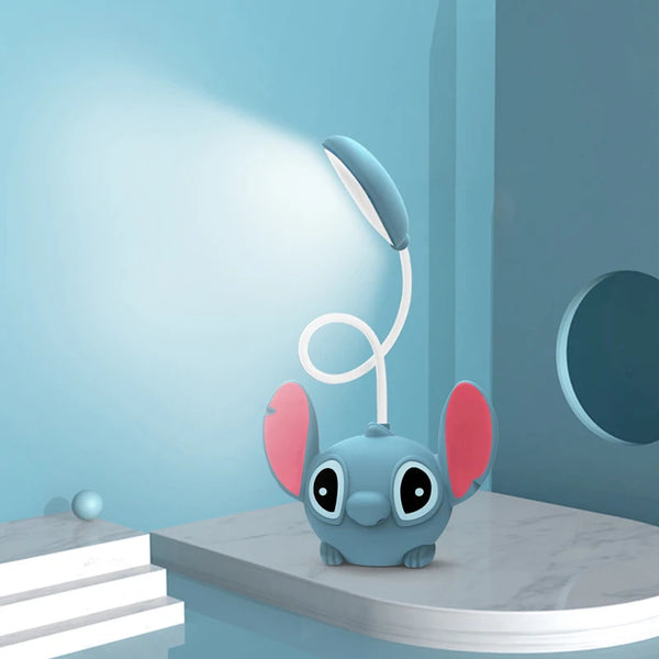Lilo & Stitch LED Desk Lamp with Pencil Sharpener, USB Rechargeabl