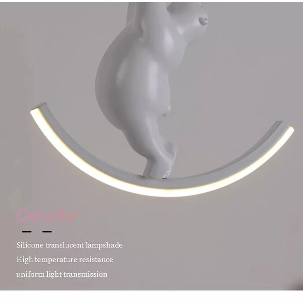 LED chandeliers with cute animals