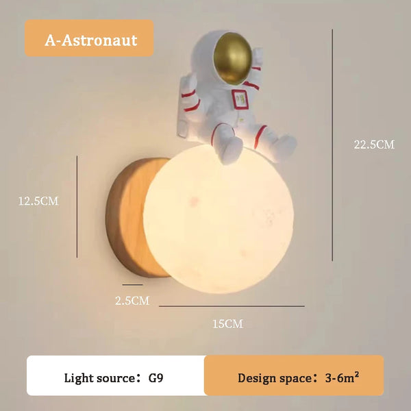 Cute bunny and bear wall lamps