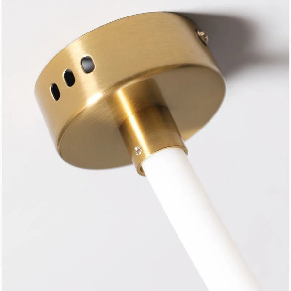 Modern chandelier with 360-degree lighting