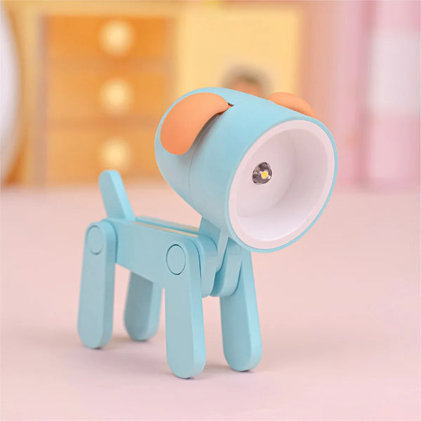 Mini LED Foldable Table Night Light Cute Animal Light