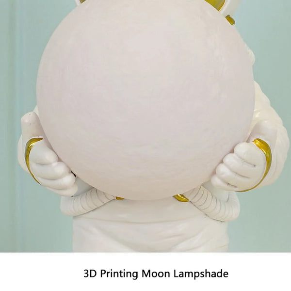 Astronaut desk lamps with rechargeable battery