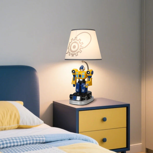 Robot LED bedside lamp