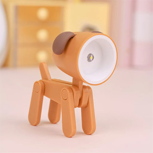 Mini LED Foldable Table Night Light Cute Animal Light