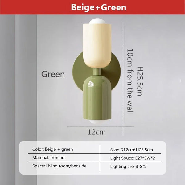 Modern LED Macaroon Wall Lamp