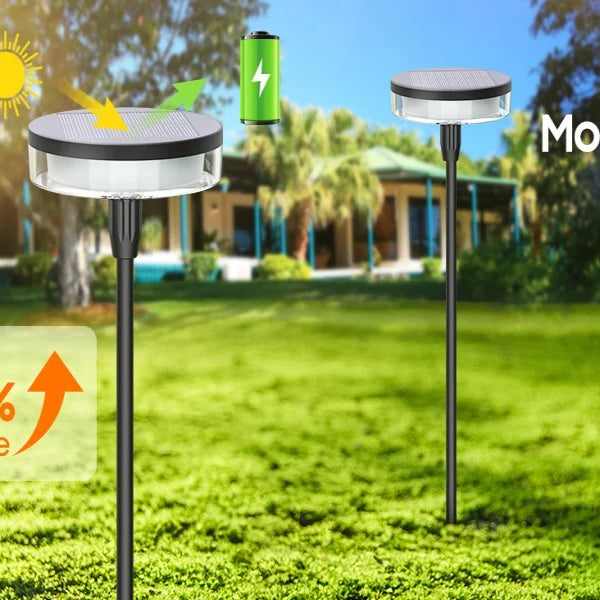 6-Pack Solar Pathway & Garden Lights – Auto On/Off Outdoor Decor for Lawn, Patio & Walkway