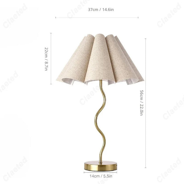 Simple and small LED fabric lampshade