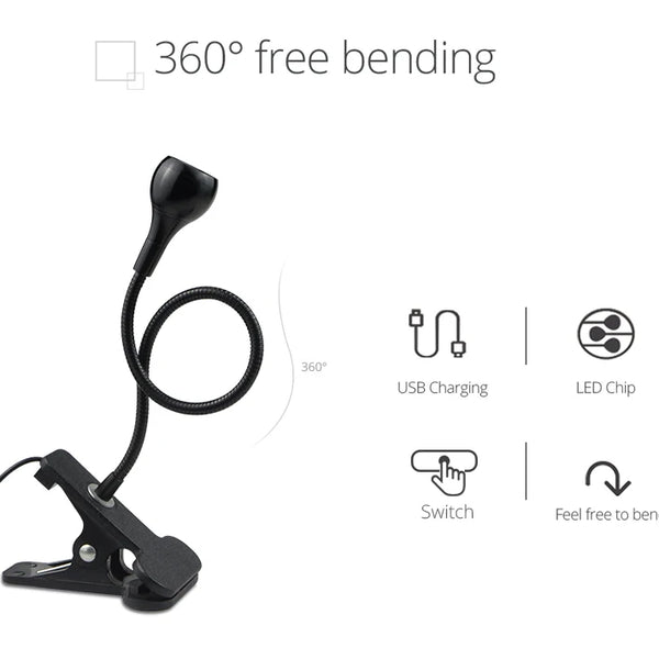 USB LED Reading Table Lamp