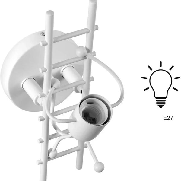 Retro style LED wall light