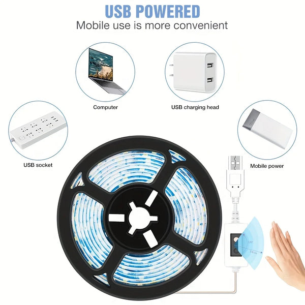 Gesture sensor night lamp