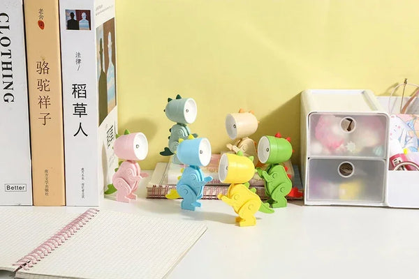 Mini Foldable Magnetic Dinosaur Night Light Battery Operated LED Lamp