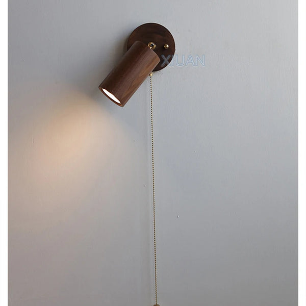 Walnut wood color lamps, Japanese solid wood
