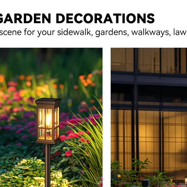 2/6/8 Pack Solar Pathway Lights - Super Bright Outdoor Solar Lights for Patio/Patio/Sidewalk - Outdoor Gifts