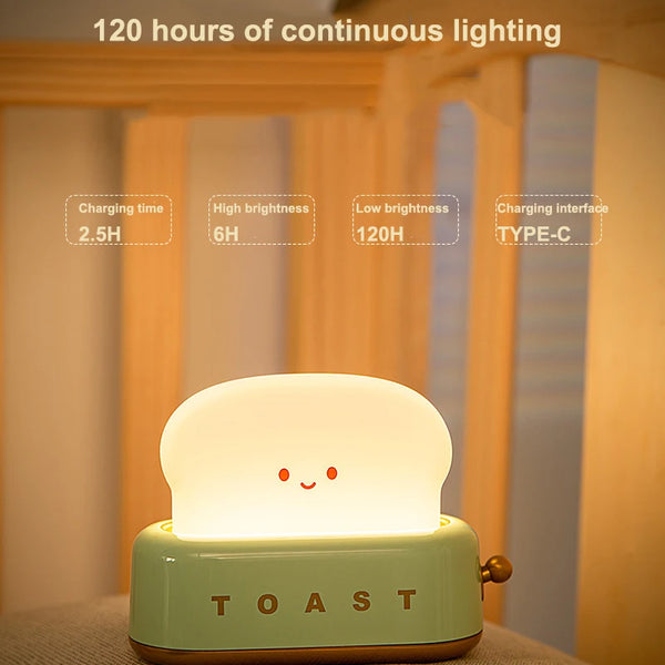 Toasted Bread Lamp Cartoon LED Light