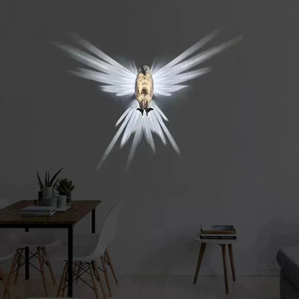3D Printed Owl Wall/eagle Lamp