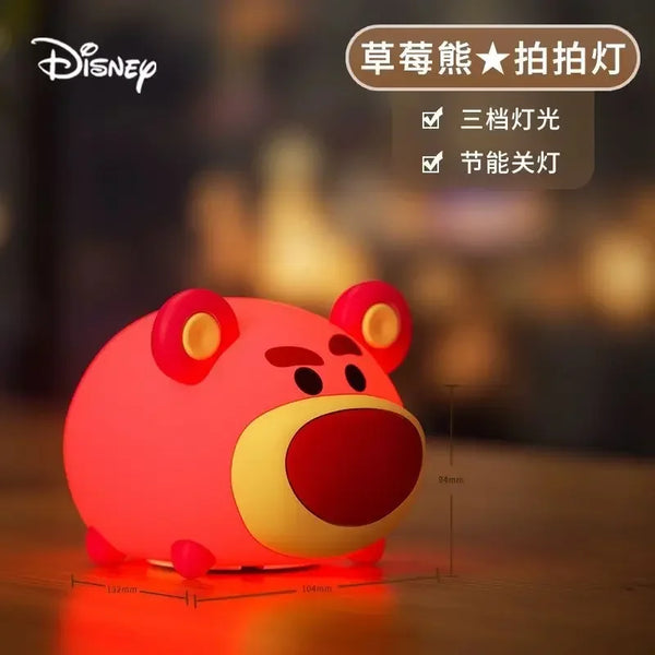 Disney Cartoon Cute Alien Night Light Silicone Bedside Lamp