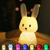 Cute silicone bunny lamp