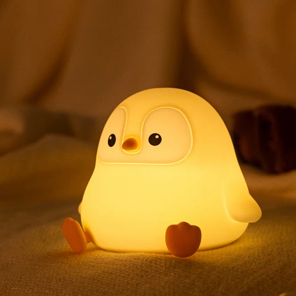 cute penguinbaby silicone lamp
