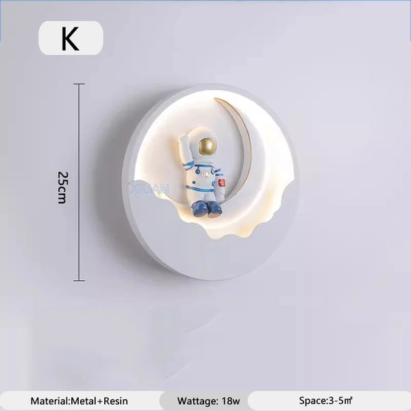 Cartoon Bear Rabbit Wall Lamps