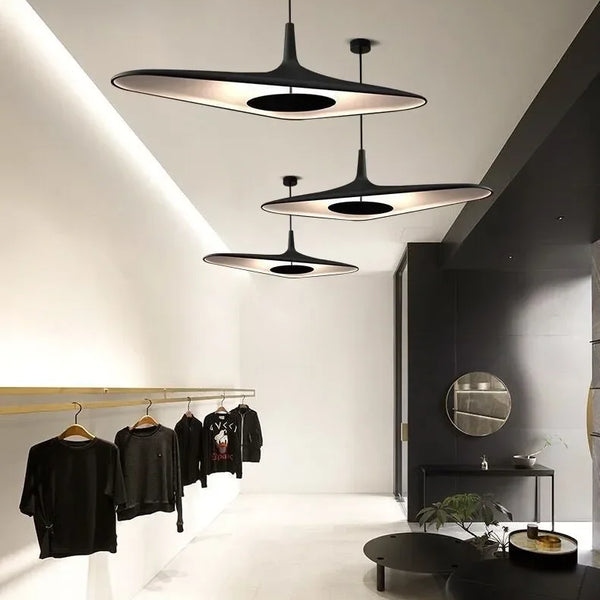 Nordic style modern pendant light irregular resin LED lamp