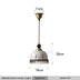 French Hand-painted Ceramics Pendant Lamp