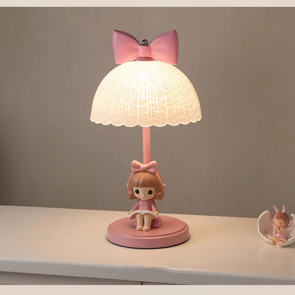 Bedside table lamps for princess bedroom