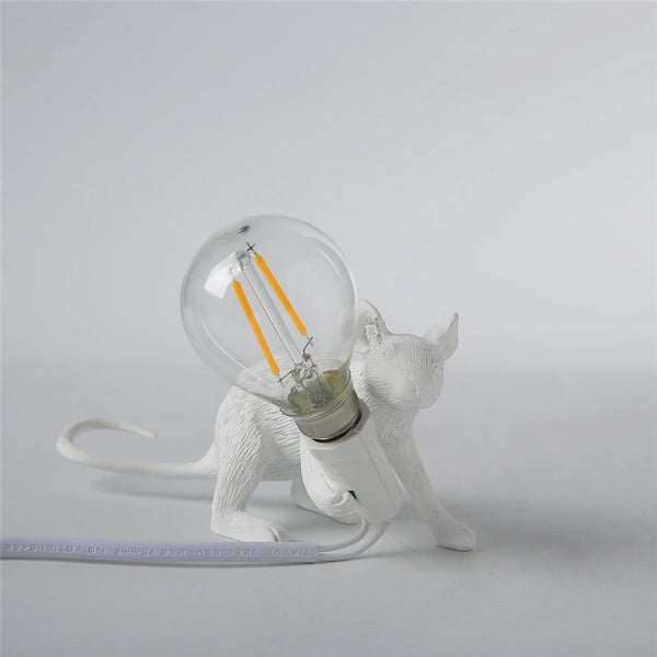 Nordic Resin Mouse Night Light, Small, Cute, Modern, LED
