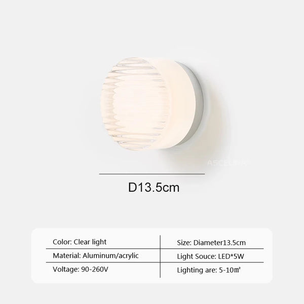 Small Nordic LED wall lamp