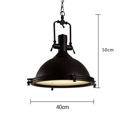 Nordic, retro, industrial, nostalgic LED pendant light
