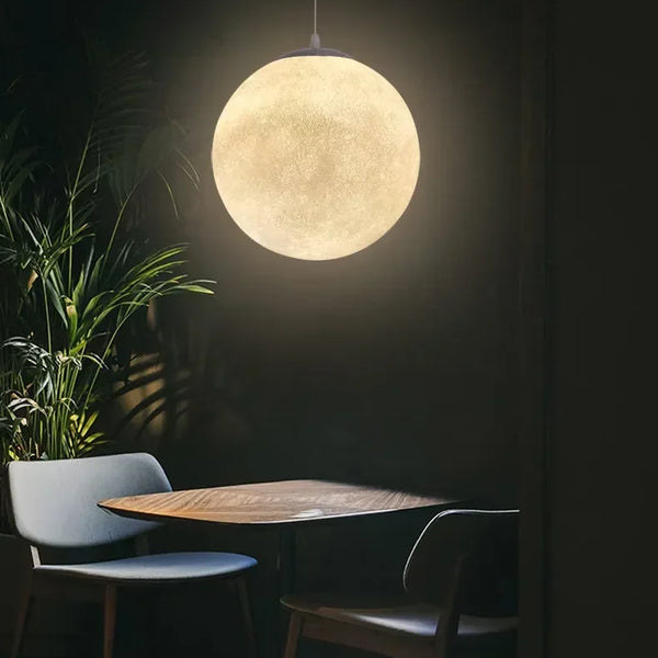Nordic minimalist style pendant lights moon lamps