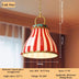 Modern circus style pendant light, glass, with LED light, Nordic style