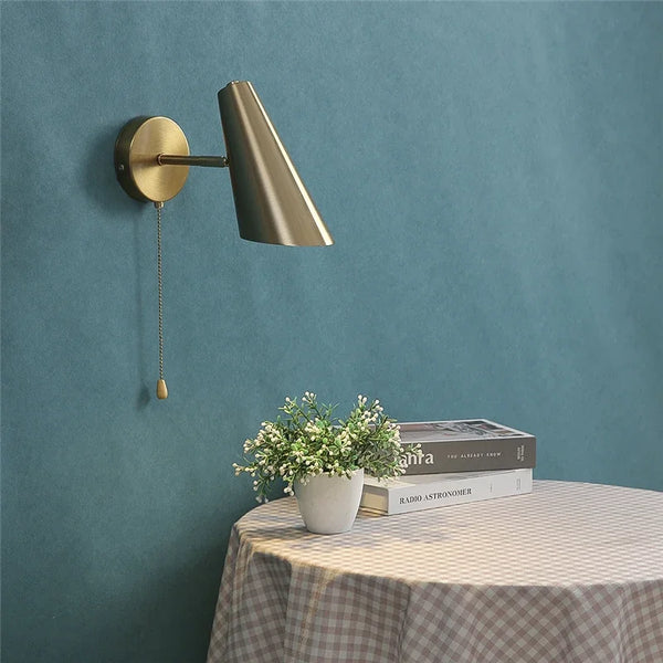 Folding and rotating wall lights