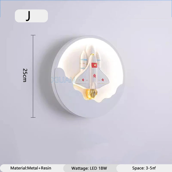 Cartoon Bear Rabbit Wall Lamps