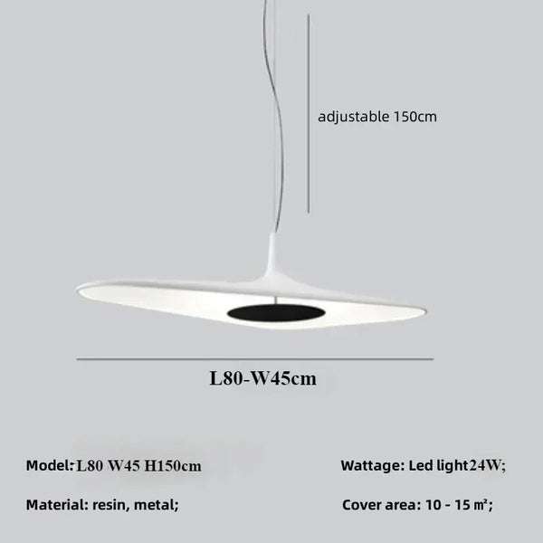Nordic style modern pendant light irregular resin LED lamp