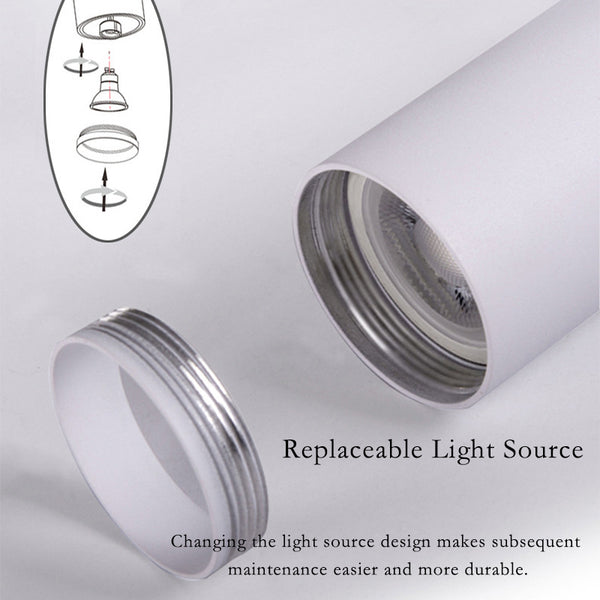 LED surface mounted spotlights, GU10 folding luminaires