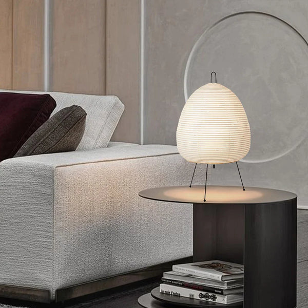 Japanese design paper LED table lamp