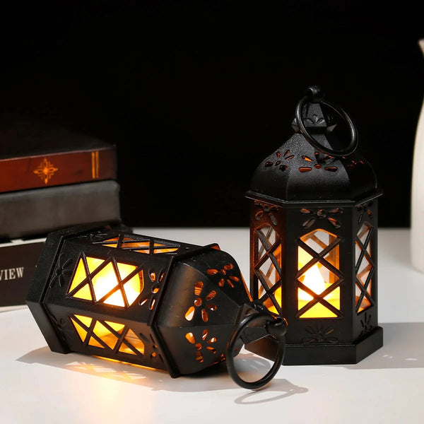Retro table lamp for room decoration