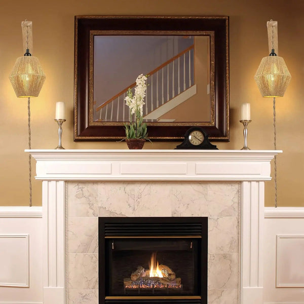 LED Wall Light with Rattan Paper Rope, Retro Fabric Lamp, 5m, Adjustable Bedside Lamp, Home Decor