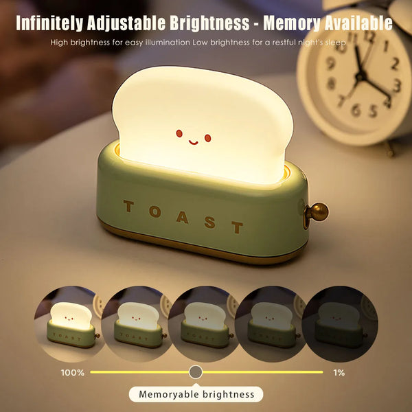 Toasted Bread Lamp Cartoon LED Light