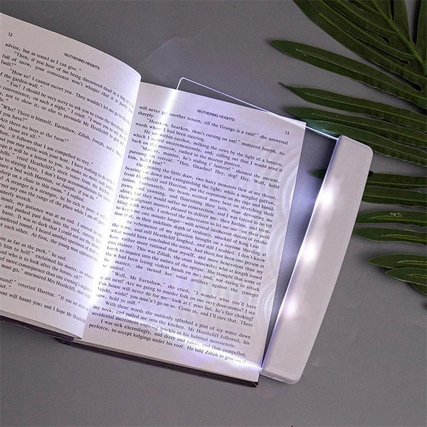 LED light panel for bookmarks