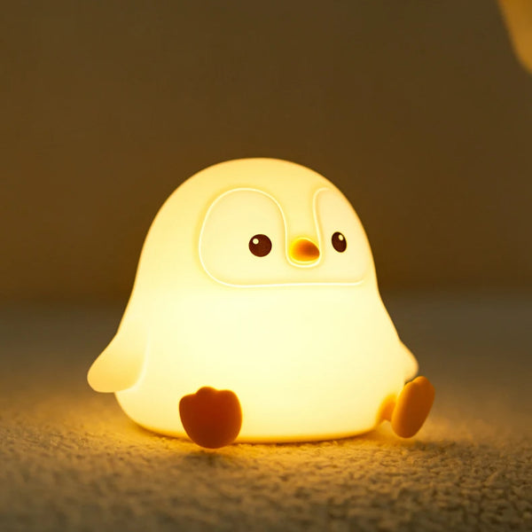 cute penguinbaby silicone lamp