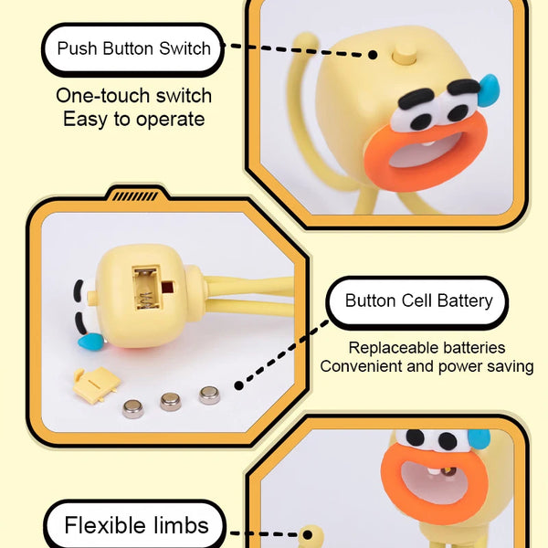 Mini adjustable octopus-shaped table lamp