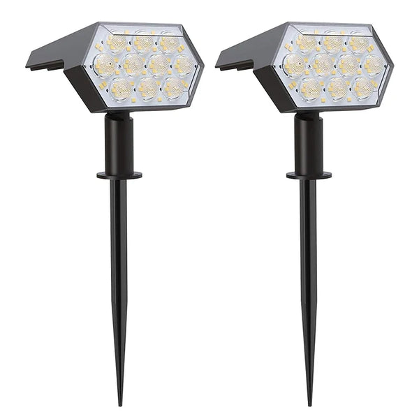 92LED Solar Outdoor Spotlights β IP67 Waterproof 2-in-1 Garden & Yard Lights