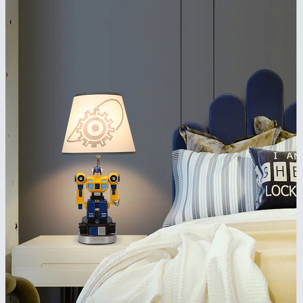 Robot LED bedside lamp