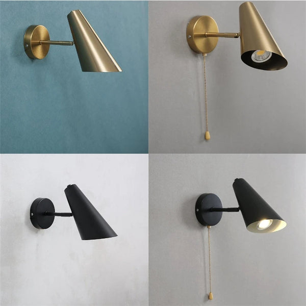 Folding and rotating wall lights